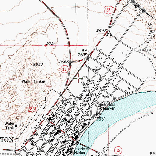 Topographic Map of Agricultural Museum and Center of Montana, MT