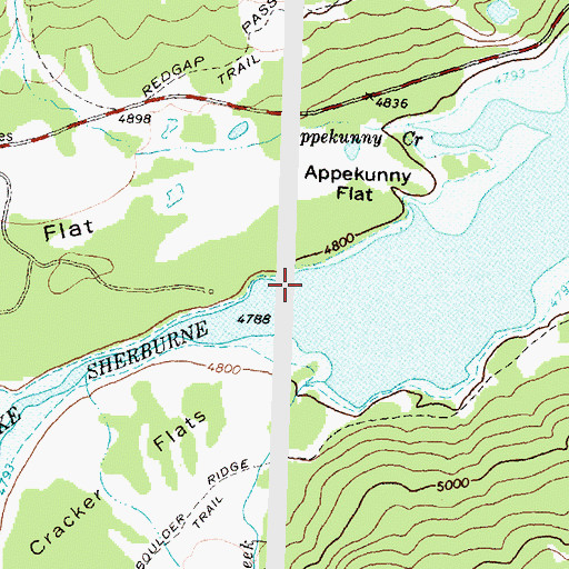 Topographic Map of Altyn (historical), MT
