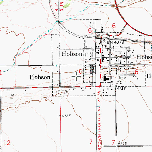 Topographic Map of Schley Post Office (historical), MT