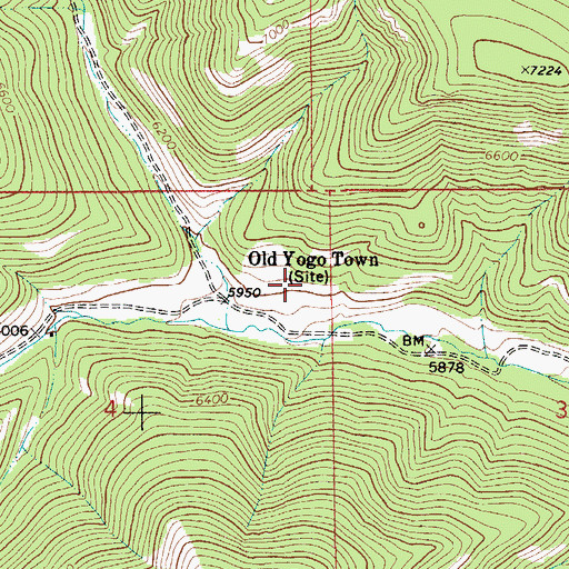 Topographic Map of Hoover Post Office (historical), MT