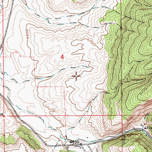 Topographic Map of Kibbey (historical), MT