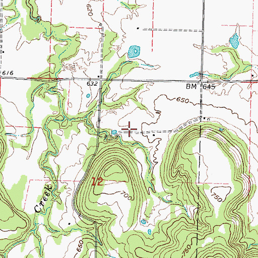 Topographic Map of Oknoname 131016 Reservoir, OK