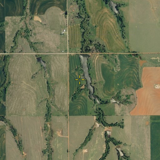 Aerial/Satellite Image of Roy Stokes Dam, OK