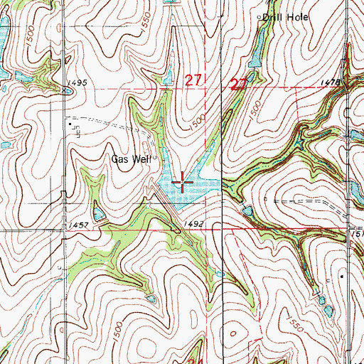 Topographic Map of Canyon View Site 2 Reservoir, OK