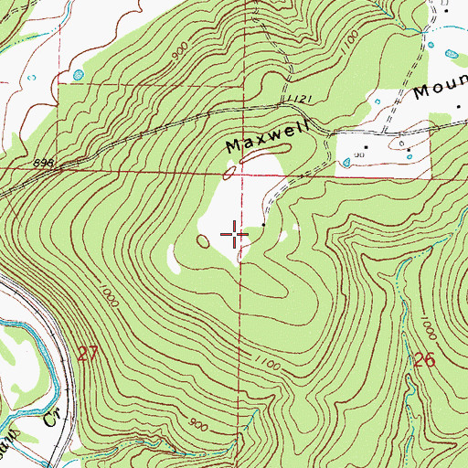 Topographic Map of Sallisaw Creek Site 25 Dam, OK