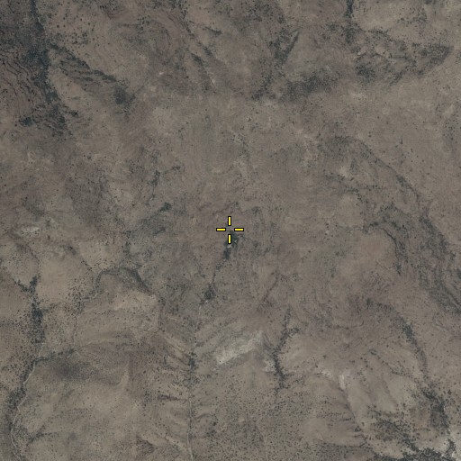 Aerial/Satellite Image of Bluebird Spring, AZ