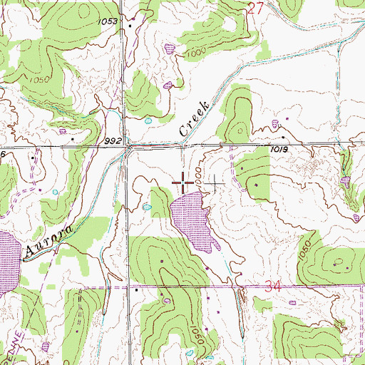 Topographic Map of Salt Creek Site 15 Dam, OK