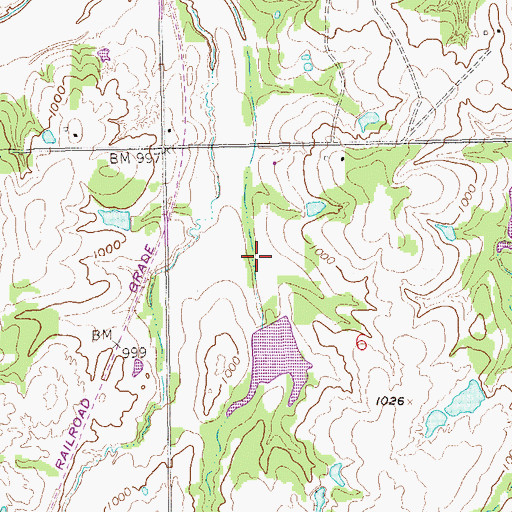 Topographic Map of Salt Creek Site 18 Dam, OK