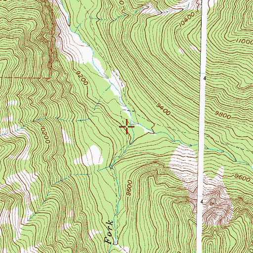 Topographic Map of West Fork Avalanche Creek, CO