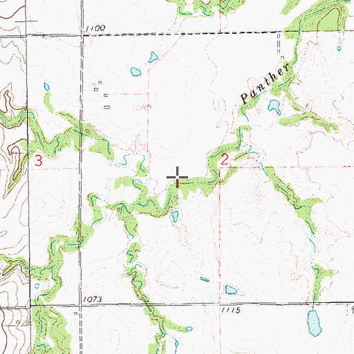 Topographic Map of Upper Black Bear Creek Site 41 Dam, OK