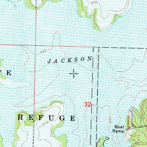 Topographic Map of Fitzgerald-Soldier Creek Site 1 Dam, OK