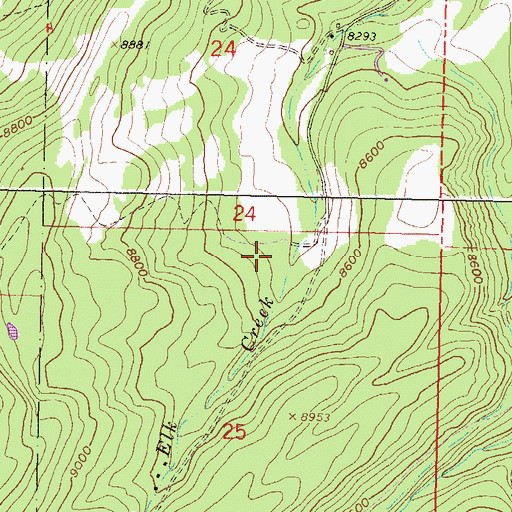 Topographic Map of Capitol Creek Guard Station, CO
