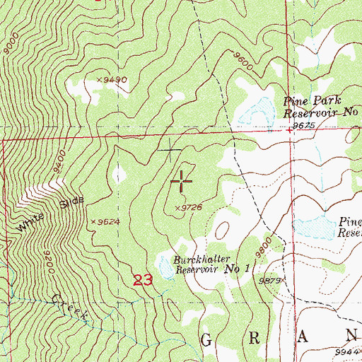Topographic Map of Beaser Homestead, CO