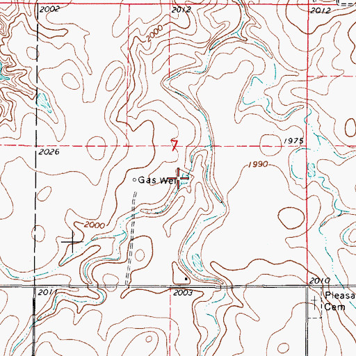 Topographic Map of Oknoname 05903 Reservoir, OK