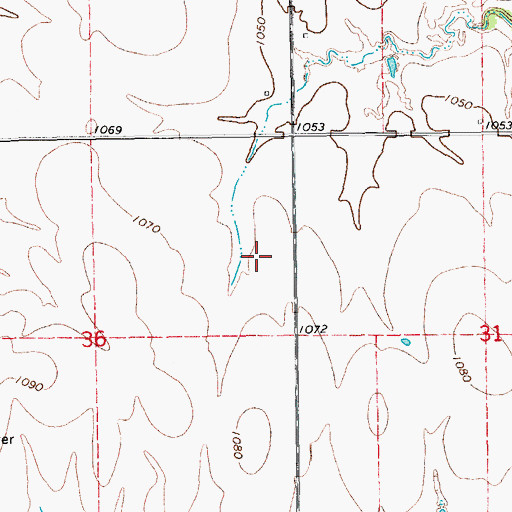 Topographic Map of Oknoname 087033 Reservoir, OK