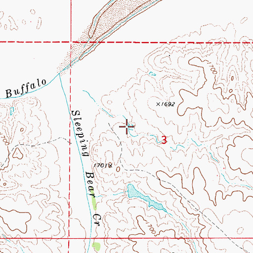 Topographic Map of Oknoname 059061 Reservoir, OK