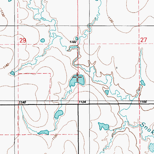 Topographic Map of Oknoname 031047 Dam, OK