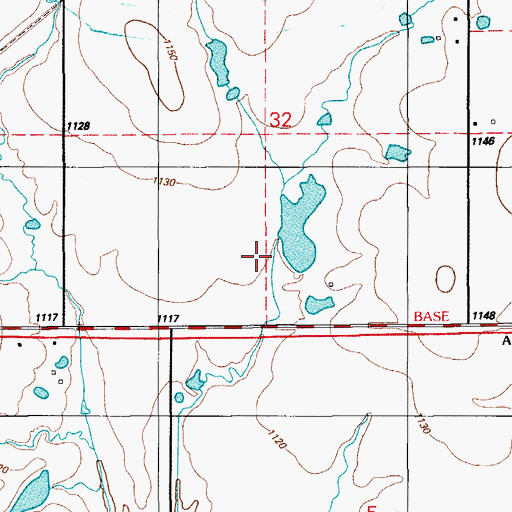 Topographic Map of Oknoname 031048 Dam, OK