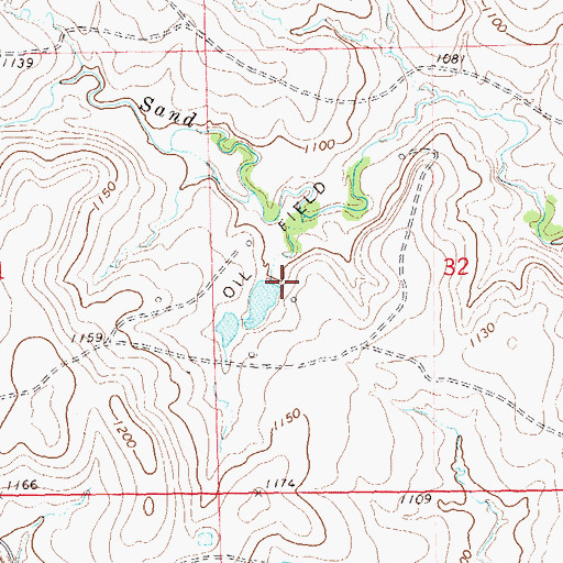 Topographic Map of Oknoname 113120 Reservoir, OK