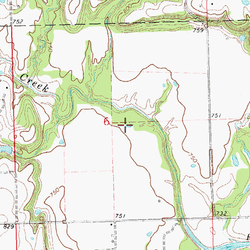 Topographic Map of Lynn Peters Reservoir, OK