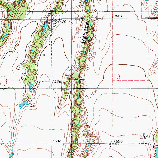 Topographic Map of Oknoname 015024 Reservoir, OK