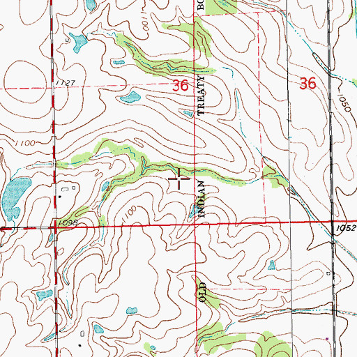 Topographic Map of Al Salyer Dam, OK