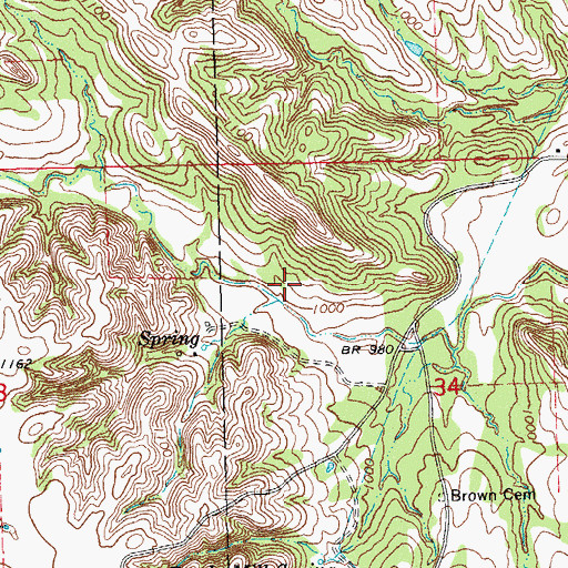 Topographic Map of Upper Clear Boggy Number 26 Reservoir, OK