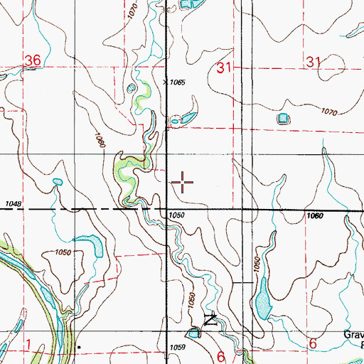 Topographic Map of Jack Creek Site 4 Reservoir, OK