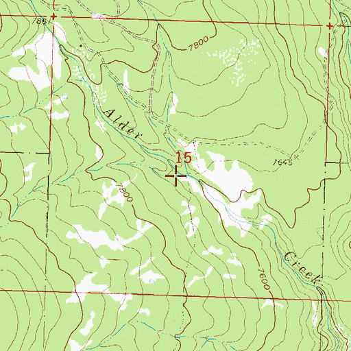 Topographic Map of Morman Creek, CO