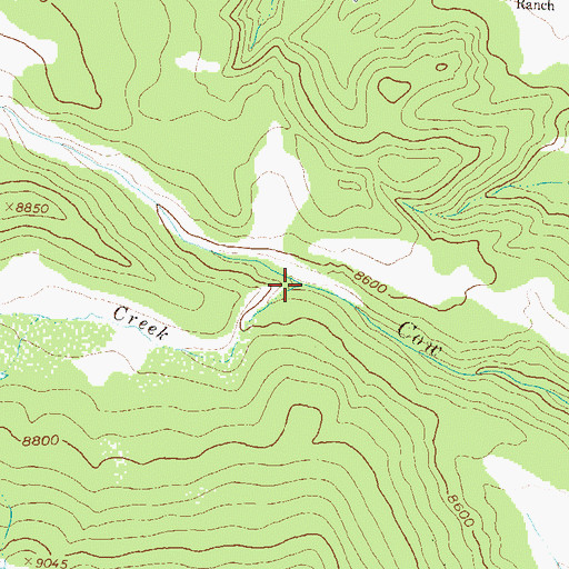 Topographic Map of Fawn Creek, CO