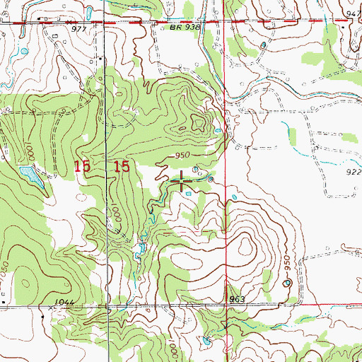 Topographic Map of Wildhorse Creek Site 85 Dam, OK