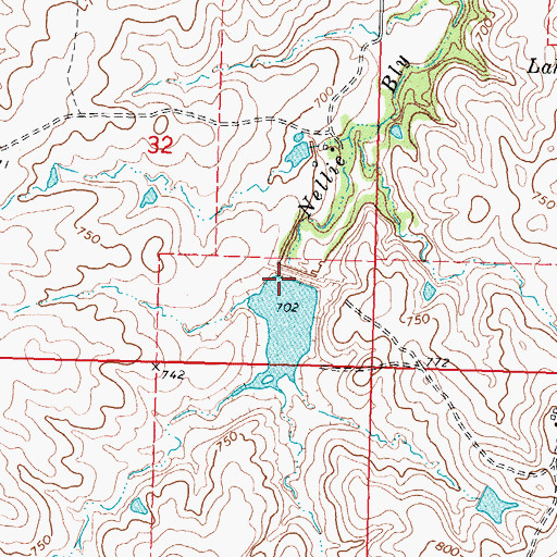 Topographic Map of Double Creek Site 5 Reservoir, OK
