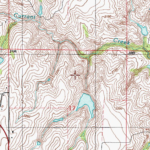 Topographic Map of Sandstone Creek Site 113 Dam, OK