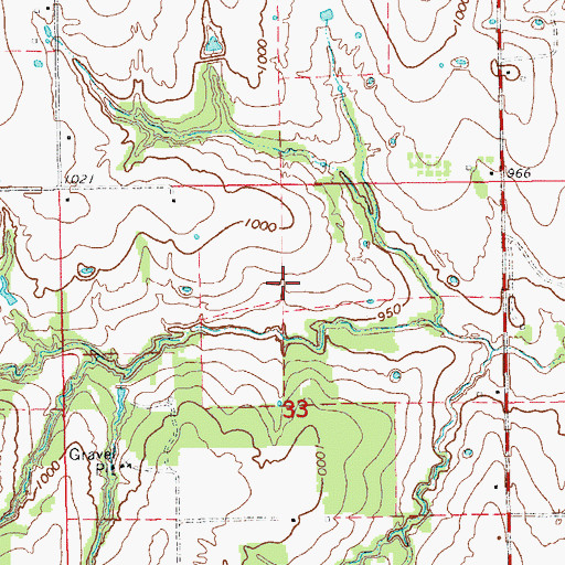 Topographic Map of Wildhorse Creek Site 229 Dam, OK