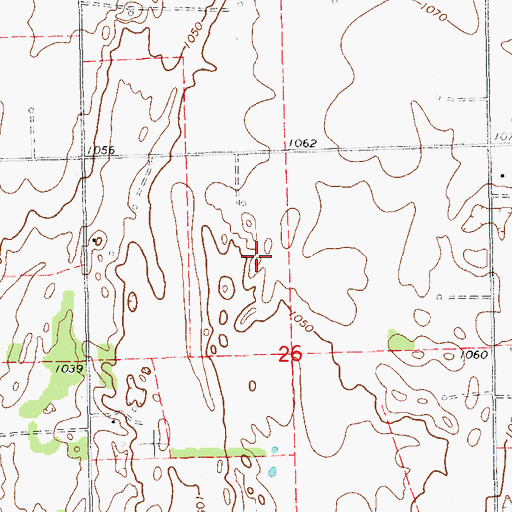 Topographic Map of Winter Creek Site 22 Reservoir, OK