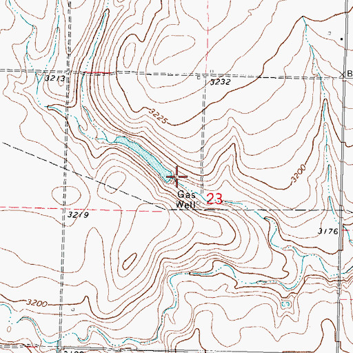 Topographic Map of Sturdivan Number 1 Dam, OK