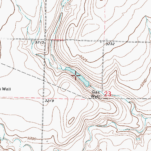 Topographic Map of Sturdivan Number 1 Reservoir, OK