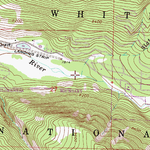 Topographic Map of Slate Creek, CO