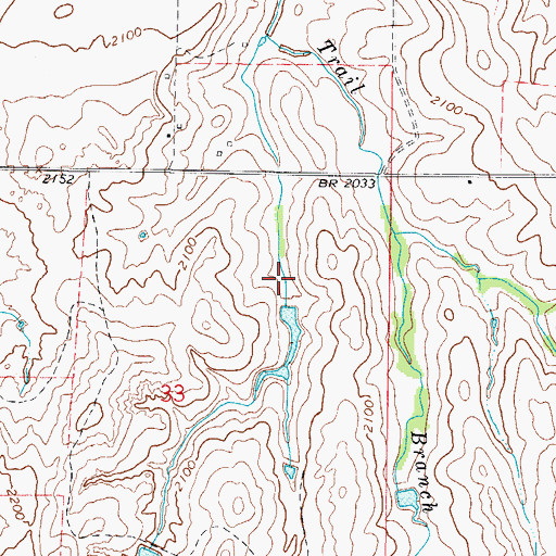 Topographic Map of Oknoname 129004 Dam, OK