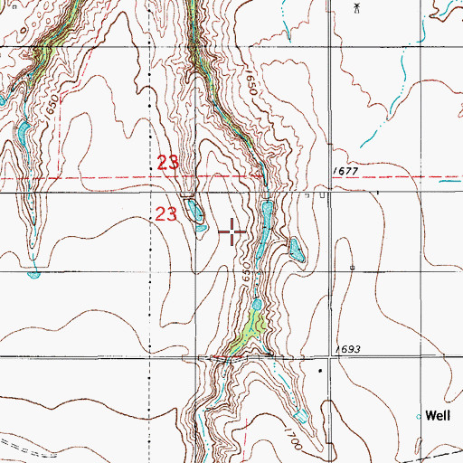 Topographic Map of Crissmon Dam, OK