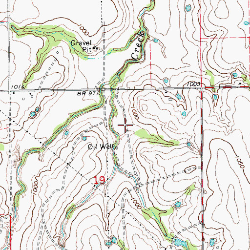 Topographic Map of Richardson Gss Number 1 Dam, OK