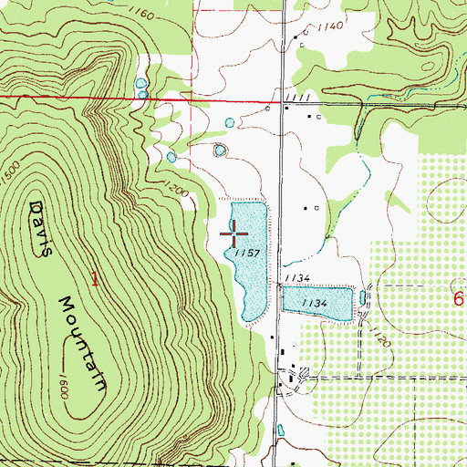 Topographic Map of Stillwell Orchard Pond Dam, OK