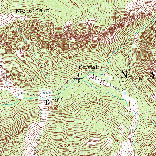 Topographic Map of South Fork Crystal River, CO