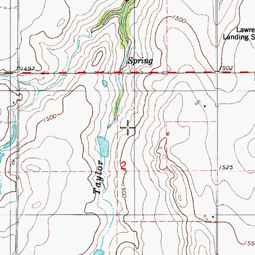 Topographic Map of Oknoname 149004 Reservoir, OK