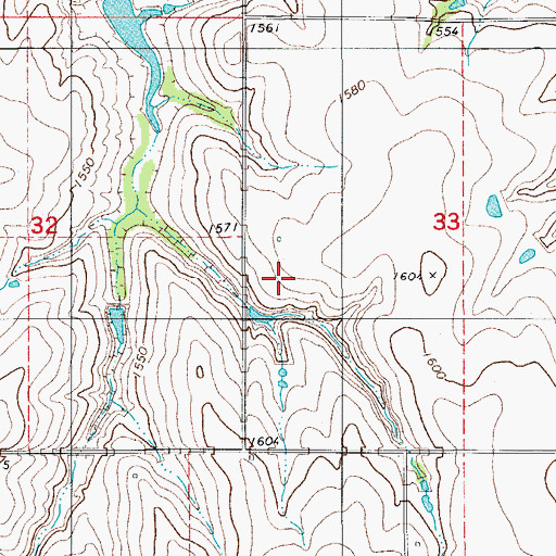 Topographic Map of Oknoname 149011 Dam, OK