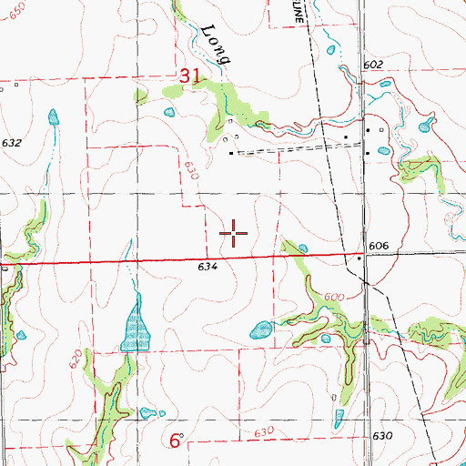 Topographic Map of Shepard Lake, OK