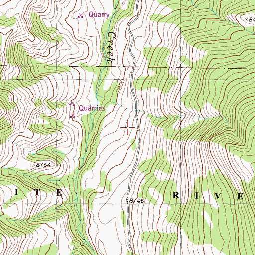 Topographic Map of Sheephorn, CO