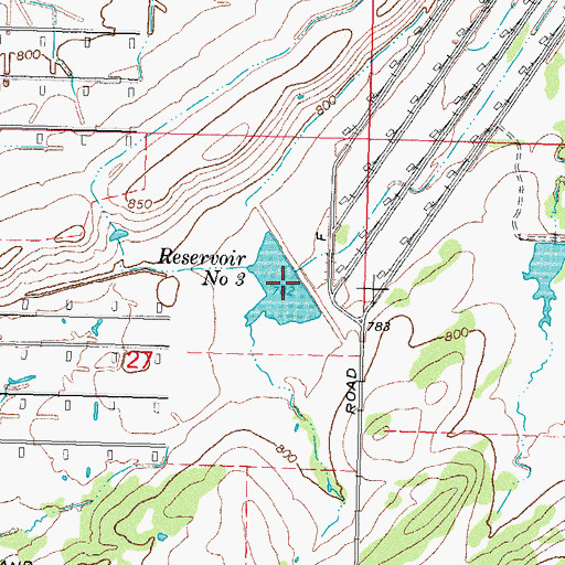 Topographic Map of Dr Number 3 Dam, OK