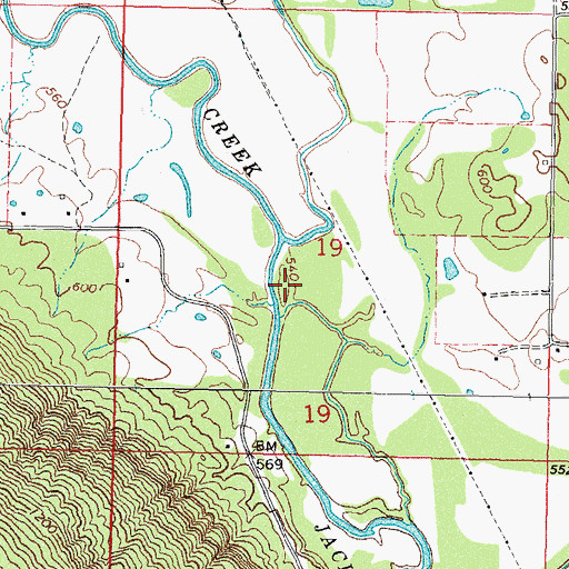 Topographic Map of Clayton Lake, OK