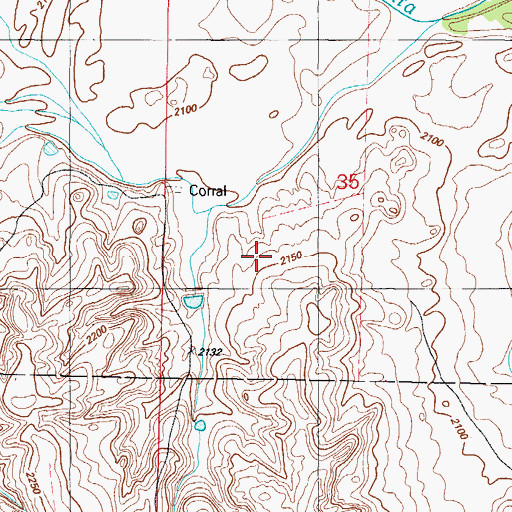 Topographic Map of Upper Washita Site 65 Dam, OK
